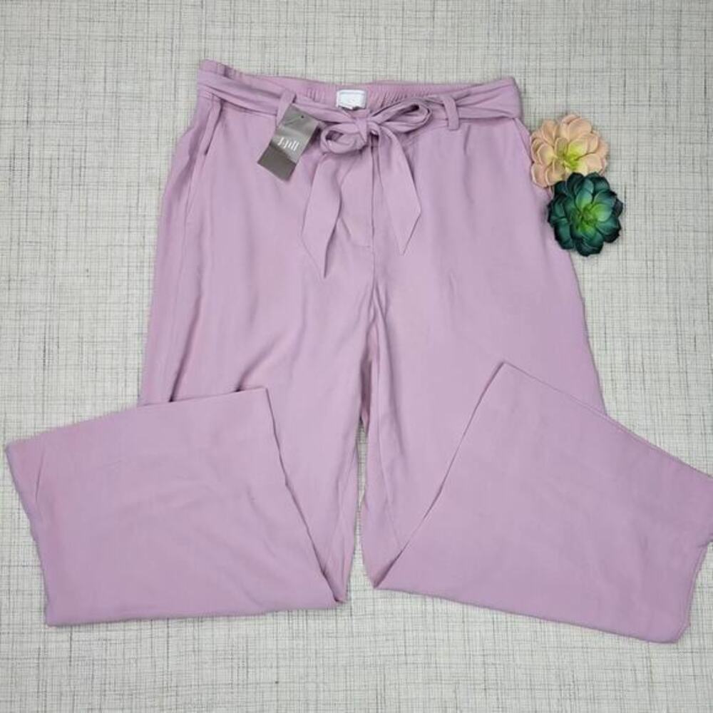 NWT Christian Siriano J.Jill Belt Full Leg Crop Pant 8P